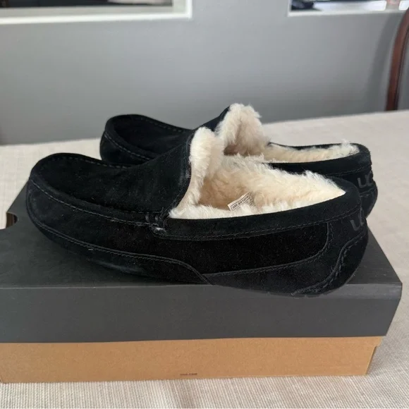 UGG MENS ASCOT suede SLIPPERS - Picture 5 of 10